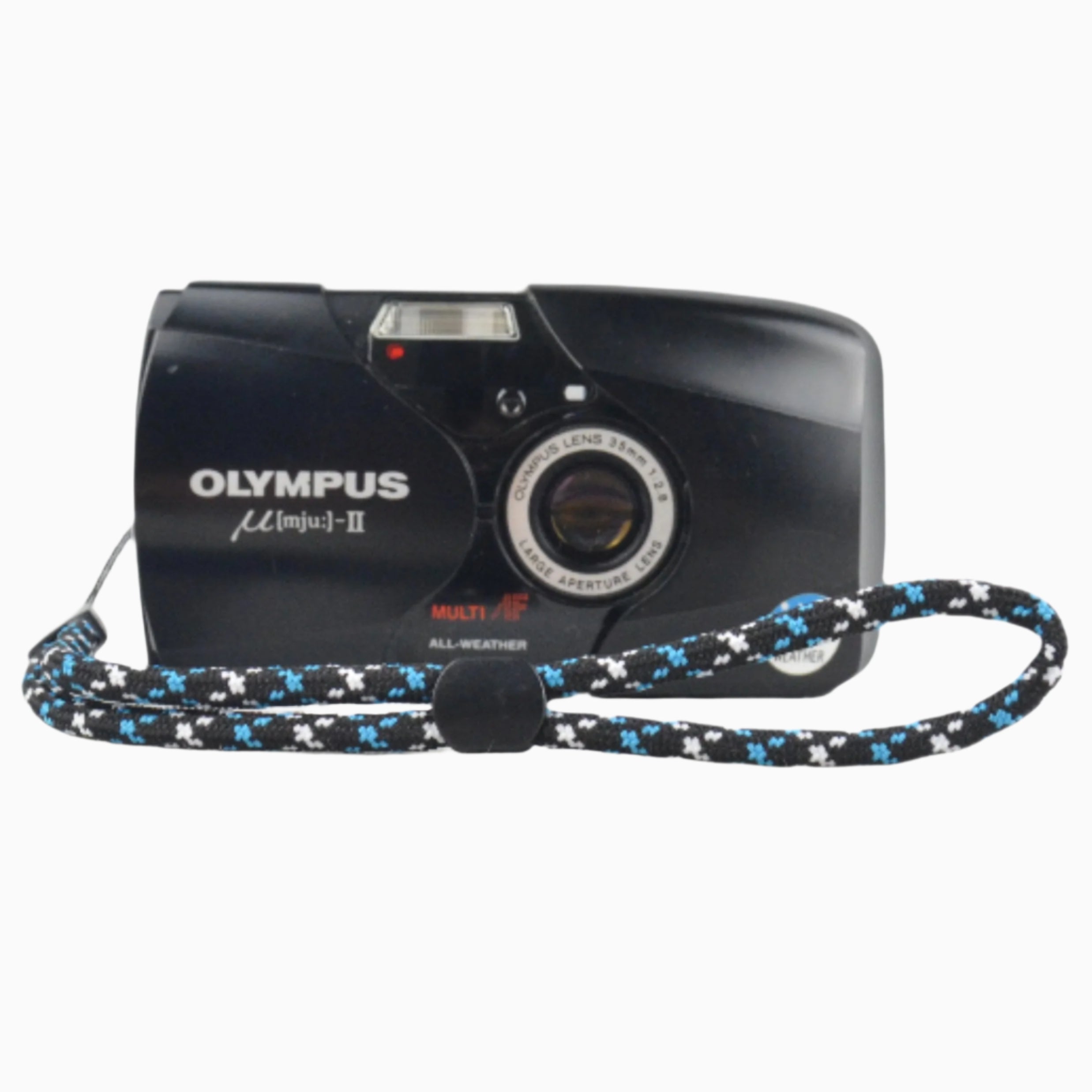 Dragonne noire et bleue pour appareil photo - Toute neuve