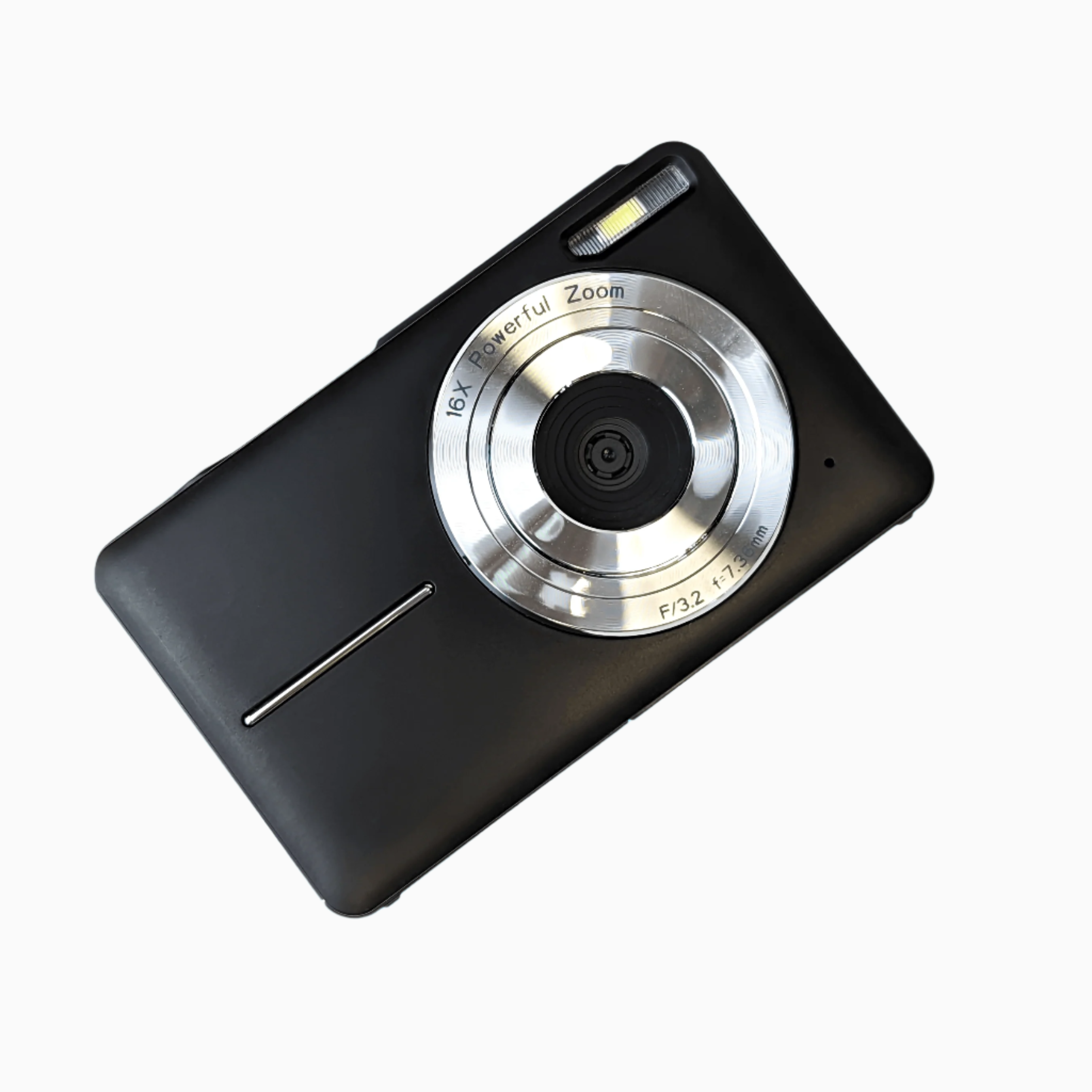 Black Compact Zoom Digital Camera - Digicam