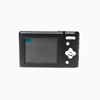 Retro Black Compact Digital Camera - Digicam