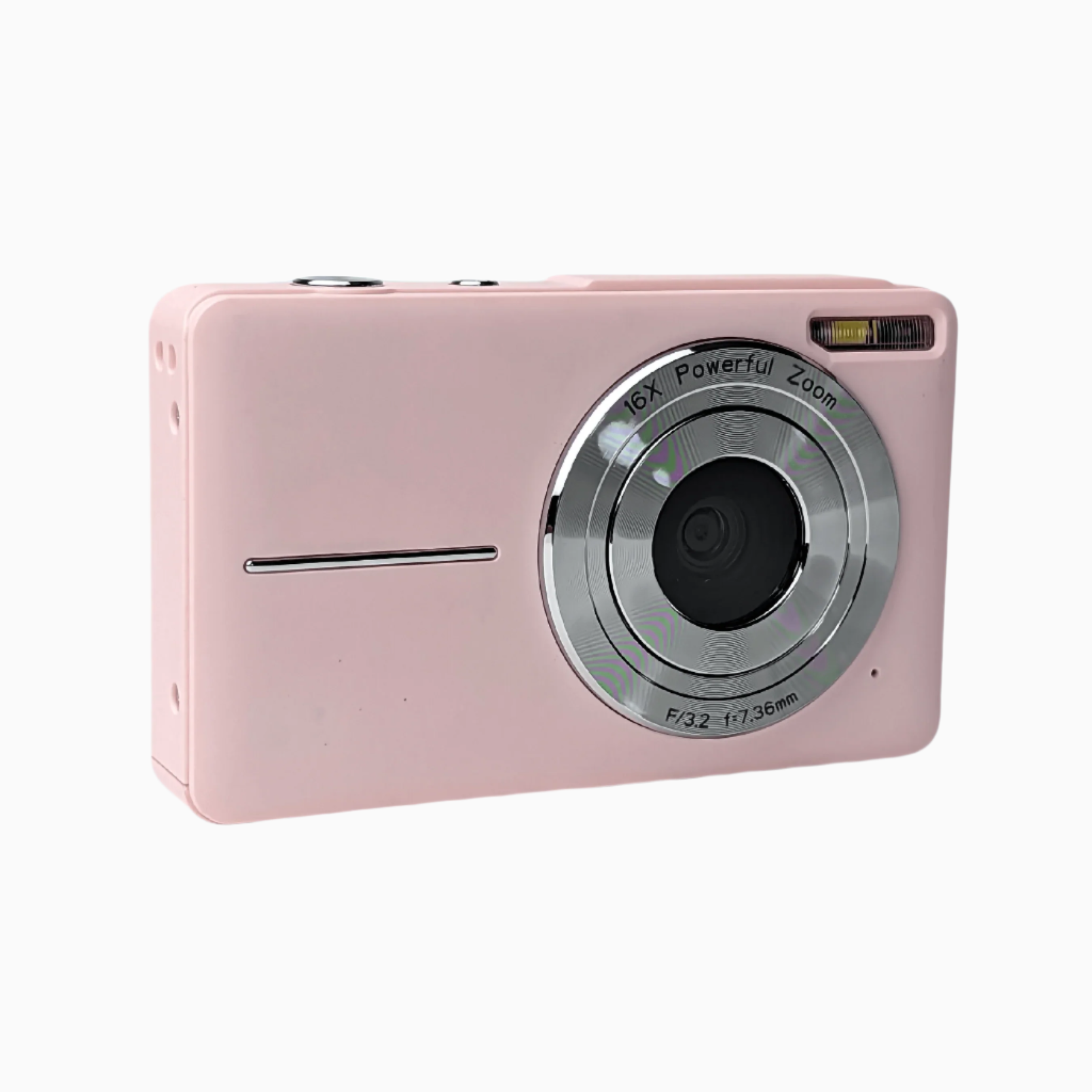 Retro Pink Compact Digital Camera - Digicam