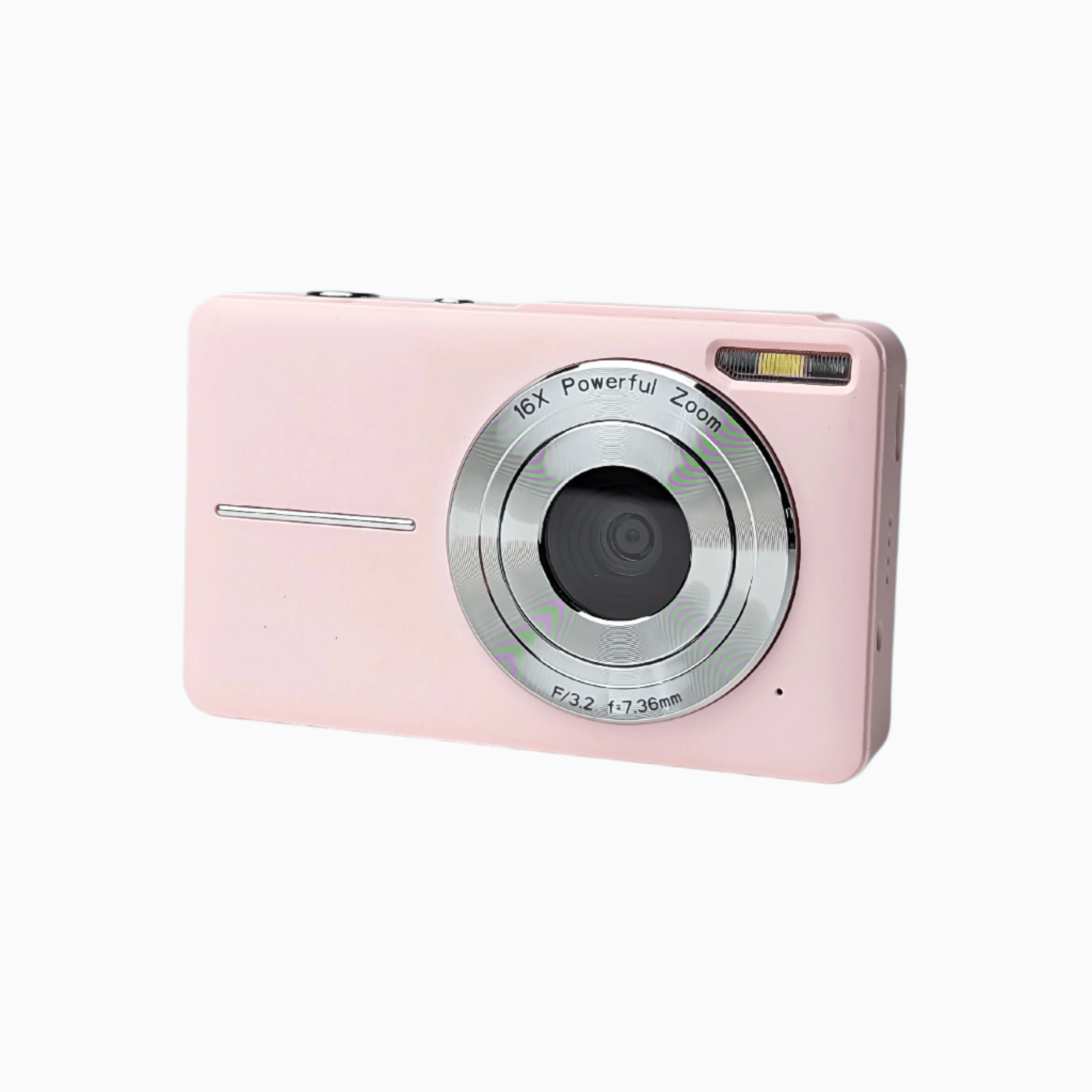 Retro Pink Compact Digital Camera - Digicam