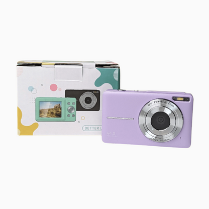 Retro Purple Compact Digital Camera - Digicam