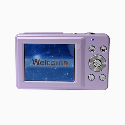 Retro Purple Compact Digital Camera - Digicam