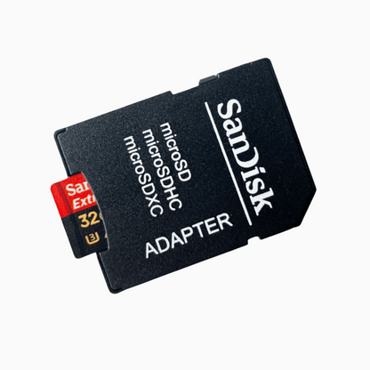 Sandisk Extreme Pro 32GB MicroSD Card With SD Card Adapter.